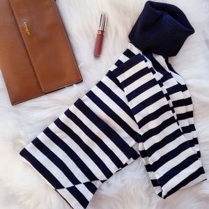 The Limited turtleneck Stripe Sweater